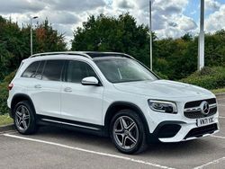 White Used 2021 Mercedes GLB220 AMG line SUV | £28,990 (Fair price)