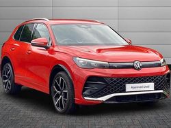 Persimmon red Used 2025 VW Tiguan R-line SUV | £36,750 (Expensive)
