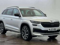 Brilliant silver metallic Used 2023 Skoda Kodiaq SportLine SUV | £30,495 (Fair price)