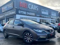 Brown Used 2013 Honda Civic SE Hatchback | £5,890 (Fair price)