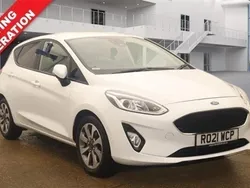 White Used 2021 Ford Fiesta Trend Hatchback | £8,399 (Good price)