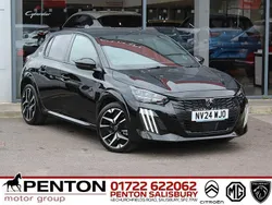 Black New 2024 Peugeot 208 GT Hatchback | £20,290 (Fair price)