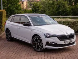 White Used 2023 Skoda Scala Monte Carlo Hatchback | £20,865 (A bit pricey)