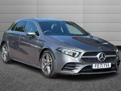 Grey Used 2021 Mercedes A180 AMG line Hatchback | £21,595 (Fair price)