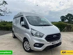 Silver Used 2022 Ford Transit Custom Limited Van | £16,999 (Fair price)