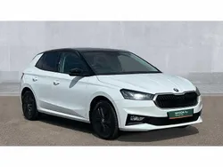 Moon white metallic black roof Used 2023 Skoda Fabia Colour Edition Hatchback | £17,570 (Fair price)