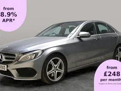Grey Used 2017 Mercedes C250 AMG line Sedan | £14,055 (Good price)