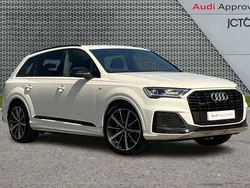 White Used 2022 Audi Q7 Black Edition SUV | £45,083 (Good price)