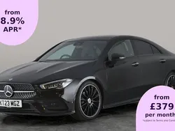 Black Used 2023 Mercedes CLA180 AMG Line Premium Plus Sedan | £26,759 (Fair price)