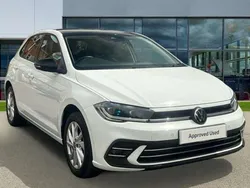 White Used 2022 VW Polo Style Hatchback | £15,502 (Fair price)