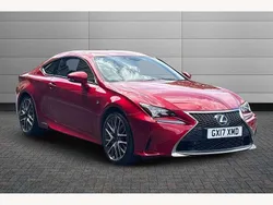 Red Used 2017 Lexus RC300h Sport Line Coupe | £19,695 (Good price)