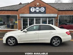 White Used 2010 Mercedes E350 Avantgarde Sedan | £5,995 (Expensive)
