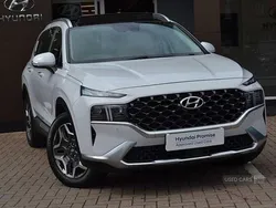 White Used 2022 Hyundai Santa Fe Ultimate SUV | £30,995 (Good price)