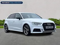 White Used 2017 Audi A3 Black Edition Hatchback | £19,975 (Fair price)