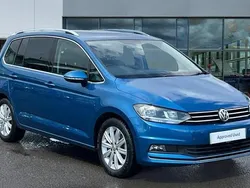 Caribbean blue metallic Used 2019 VW Touran SEL MPV | £21,210 (A bit pricey)