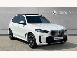 White Used 2024 BMW X5 M Sport SUV | £65,995 (Good price)