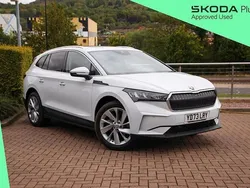 Moon white metallic Used 2023 Skoda Enyaq iV ecoSuite SUV | £26,995 (Fair price)