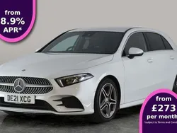 White Used 2021 Mercedes A180 AMG line Hatchback | £18,897 (Fair price)