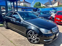 Black Used 2013 Mercedes C220 AMG Sedan | £7,280 (Fair price)