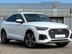 White Used 2021 Audi Q5 Sportback S-Line SUV | £31,995 (Fair price)