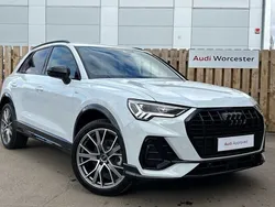 Glacier white metallic Used 2025 Audi Q3 Black Edition SUV | £38,790 (Fair price)