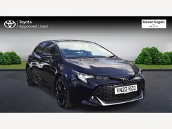 Blue/black Used 2022 Toyota Corolla Sport Hatchback | £19,632 (A bit pricey)