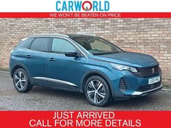 Blue Used 2021 Peugeot 3008 GT SUV | £12,700