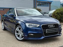 Blue Used 2015 Audi A3 Cabriolet S-Line Cabriolet | £12,495 (Fair price)