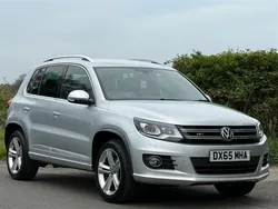 Silver Used 2015 VW Tiguan R-line Edition SUV | £11,999 (Fair price)