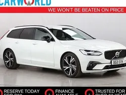 White Used 2021 Volvo V90 R-Design Estate | £16,990