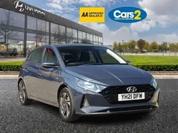 Grey Used 2021 Hyundai i20 SE Hatchback | £12,364 (Fair price)