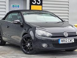 Black Used 2012 VW Golf Cabriolet GT Cabriolet | £4,499 (Good price)
