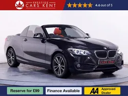 Black Used 2018 BMW 218 Sport Line Cabriolet | £11,422 (Fair price)