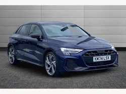 Navarra blue Used 2024 Audi A3 Black Edition Hatchback | £29,795 (Expensive)