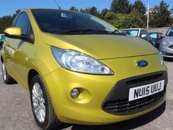 Yellow Used 2015 Ford Ka Zetec Hatchback | £5,850 (Fair price)