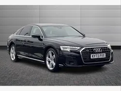 Mythos black Used 2023 Audi A8L S-Line Sedan | £47,945