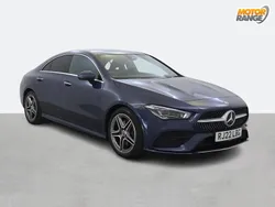 Blue Used 2022 Mercedes CLA200 AMG Line Premium Plus Coupe | £27,895 (Fair price)