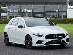 White Used 2021 Mercedes A180 AMG Line Premium Plus Hatchback | £23,895 (Expensive)