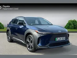Dark blue Used 2024 Toyota bZ4X SUV | £26,917 (Fair price)