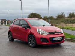 Red Used 2013 Kia Rio Hatchback | £4,000 (A bit pricey)