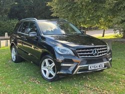 Black Used 2014 Mercedes ML350 AMG line SUV | £12,950 (A bit pricey)