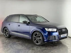 Blue Used 2018 Audi Q7 Black Edition SUV | £28,300 (Good price)