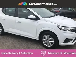 White Used 2022 Dacia Sandero Comfort Hatchback | £9,597 (Good price)