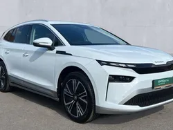 Moon white metallic Used 2025 Skoda Enyaq iV SUV | £39,790