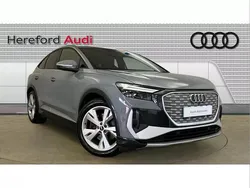 Grey Used 2021 Audi Q4 Sportback e-tron S-Line SUV | £27,327 (Good price)