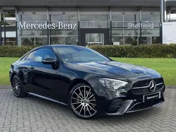 Black Used 2021 Mercedes E300 AMG line Coupe | £34,985 (Expensive)