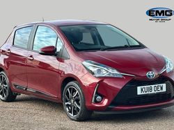 Red Used 2018 Toyota Yaris Design Hatchback | £10,985 (Good price)