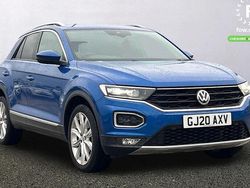 Blue Used 2020 VW T-Roc SEL SUV | £18,099 (Fair price)