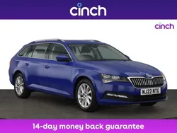 Blue Used 2022 Skoda Superb SE Estate | £19,599 (Fair price)