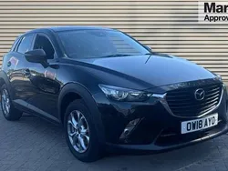 Black Used 2018 Mazda CX-3 SUV | £11,581 (Good price)